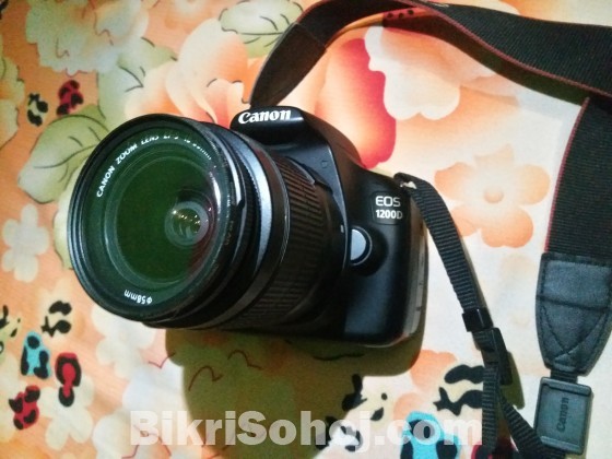 Canon 1200D with kit lens